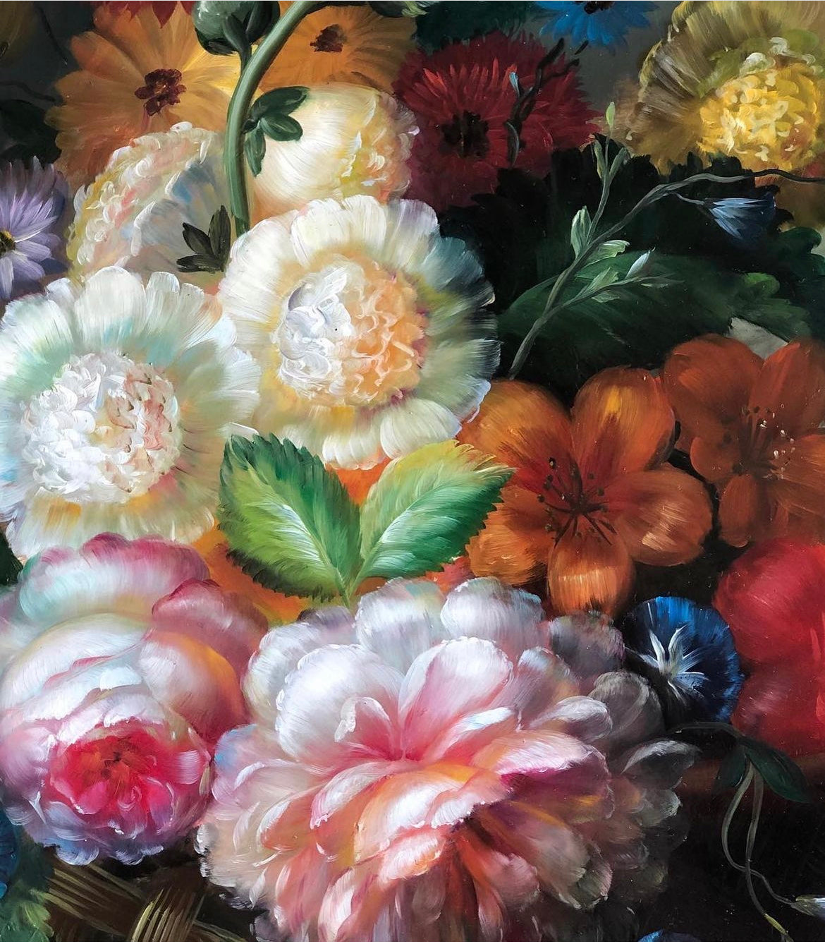 Still life, oil on panel, France, 19th century
Signed by the artist.