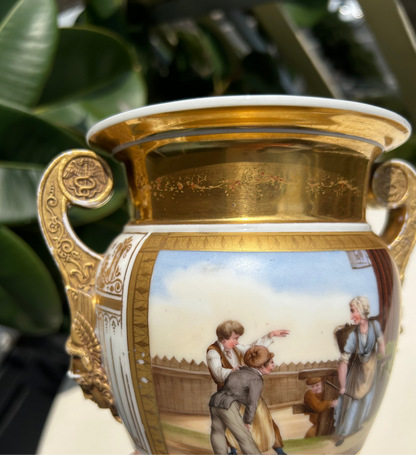 Vase with Hermes Mascarons
France, early 19th century