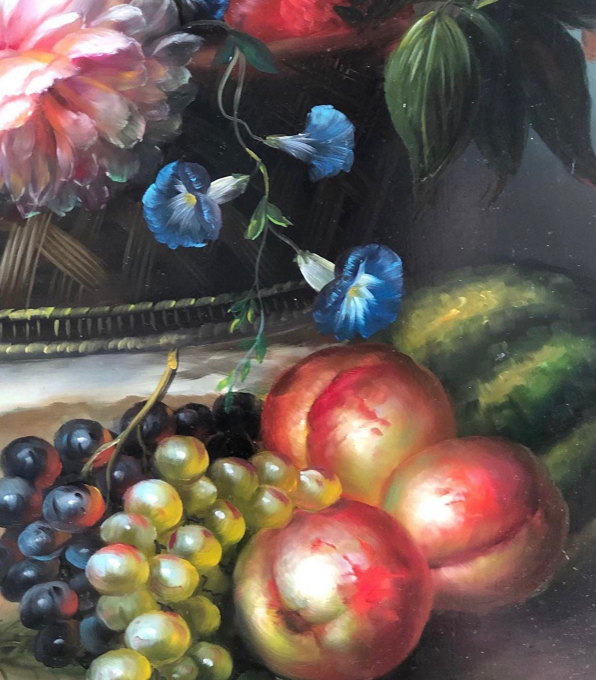 Still life, oil on panel, France, 19th century
Signed by the artist.