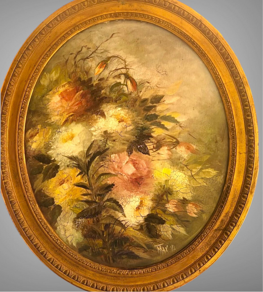Painting, oil on panel, France.
Signed by the artist.
Size: 72 × 63 cm