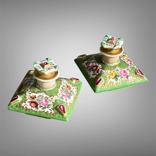 A pair of perfume bottles, France, early 19th century.